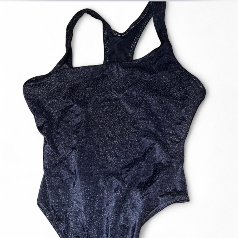 Elegant Black Women's One-Piece Swimsuit